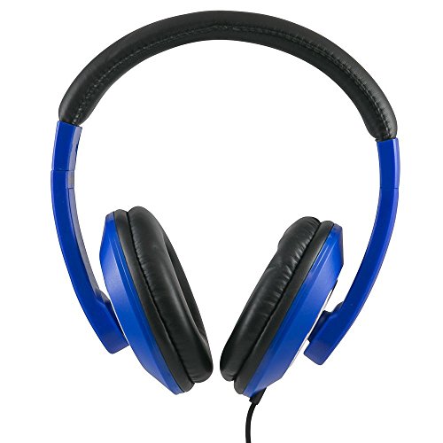 ThinkWrite Premium Headphone for Apple iPad, Google Chromebook, Kindle Fire, Android Tablet and Laptops (Navy)