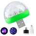 Produktbild Junyee USB Disco Licht, Mini Tragbare Wiederaufladbare Home Party Licht mit Android Stecker Für Festival Geburtstag Home Parties Restaurant
