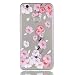 Produktbild Huawei P8 Lite 2017 / Honor 8 Lite Hülle, Chreey [Gemalt Relief] Schutzhülle Ultra Dünn Slim Fit Transparent Kratzfest Weich TPU Silikon Case Handyhülle Klar Durchsichtig Backcover [Pfirsichblüte]