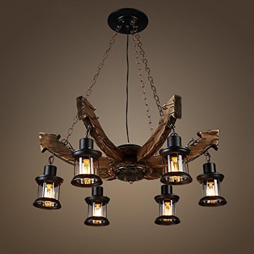 Pendant chandelier Wooden Pendant LightVintage Pendant Light Anchor Industrial Winds Individuality Bar Restaurant Internet Café Ceiling Fixture
