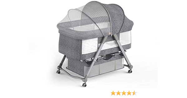 rocker with attached bassinet