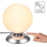 【Austauschbare Glühlampe E27】 Die Tischleuchte hat einen Durchmesser von 18 cm und eine Höhe von 21 cm. Statten Sie die Tischleuchte mit einem Leuchtmittel von maximal 40 Watt Leistung und für die Fassung E27 aus. Das E27 Leuchtmittel ist im Lieferumfang enthalten und hat die Energieeffizienzklasse C. Geeignete E27-Lampen können auch im Online-Shop erworben werden.