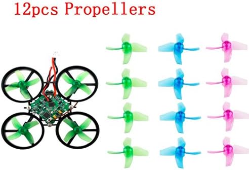 12 Pcs Propellers Props for Eachine E010 JJRC H36 Blade Inductrix/Tiny Whoop Drone Part