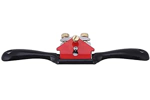 EUJGOOV Strugi Ręczne, Regulacja 9 Cali, Strug do Obróbki Drewna w Kształcie Szprychy Przenośne Samoloty do Obróbki Drewna Płaszczyzna do Cięcia Szprych Ręczne Narzędzie do Przycinania ze śrubą Narzędzie Ręcz