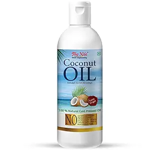 The Nile Organic Extra Virgin Coconut Oil Hair Oil Kerala Hair Oil, 150 + 150 ml, Set of 2