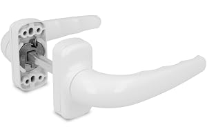 Amig - Förstärkt rosetthandtag - Sendoa-modell - Tillverkad av aluminium - Storlek: 125 x 66 mm - 8 mm fyrkantig spindel