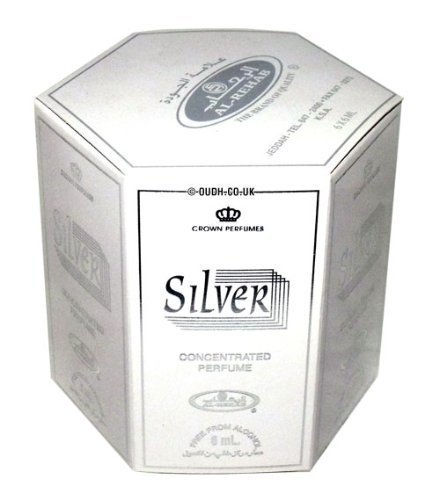 Silver Perfume Oil - 6 x 6ml by Al Rehab