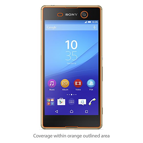 BoxWave Displayschutzfolie für Sony Xperia M5, blendfrei, Anti-Fingerabdruck, Matt, 2 Stück - 2