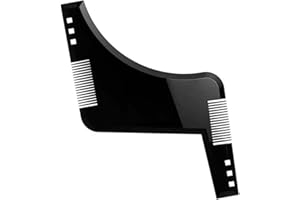 GLOWONDER New Style MOONBIFFY Gentleman Beard Trim Template Sex Man Modelling Tools Beard Comb 2 Style Beard Bro Shaping Styling (Big)