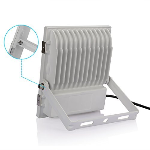 LEDMO® Warmweiß 50W Led Fluter, 2017 Neu Stil Außenstrahler, CRI>80 IP65 LED Flood light Lampen Spotlicht Leuchtmittel Flutlicht - 7