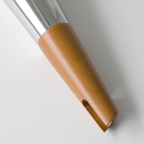 Alessi „TODO“ Riesengroße Reibe für Käse und Muskatnuß aus Edelstahl und Holz - 4