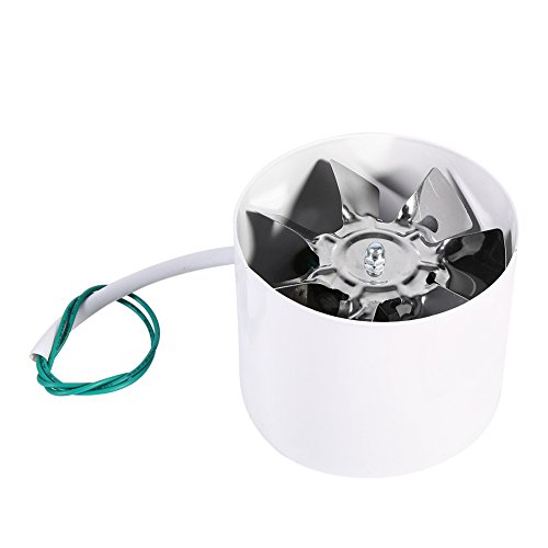 100mm Rohrventilator Rohrlüfter Lüfterflügel aus Stahl Drehzahl 2800R / Min Luftvolumen 140m³ / H 220V 20W