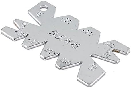 Nickel Plated Screw Thread Cutting Angle Gage Gauge Measuring Scale