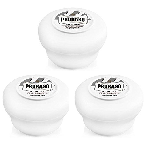 Proraso Anti Irritation Shaving Soap Bowl For Sensitive Skin Triple Pack - 3 x 150ml bowl