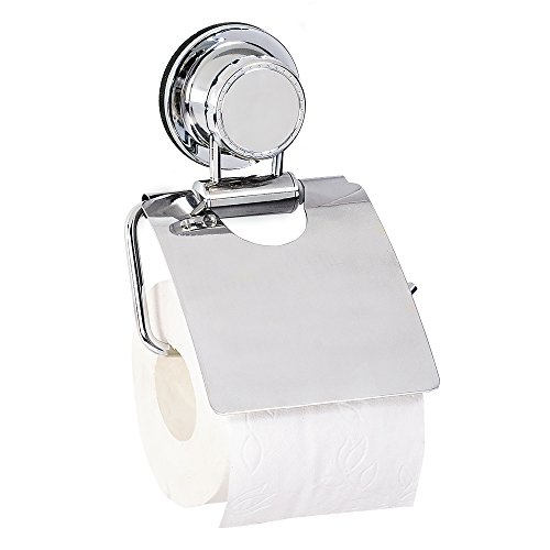 Tatkraft Vacuum Screw HARD Ludwig Toilettenpapierhalter Saugnapf Stahl Verchromt 13.4X4.5X19cm