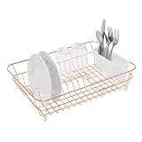 Simplywire - Escurreplatos de alambre de cobre - Elegante escurreplatos con...