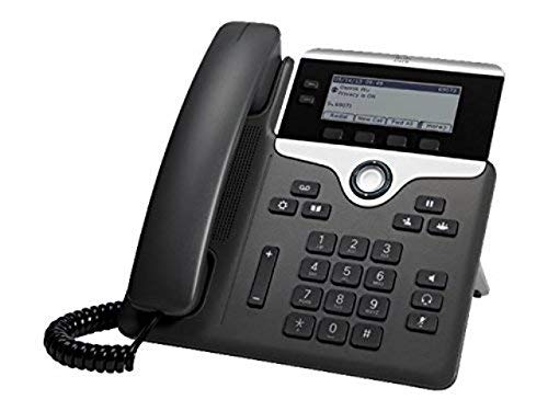 Cisco Hw Unified Comm IP Phone 7821 Charcoal Standard Handset 2 Line 3.5In Display Poe