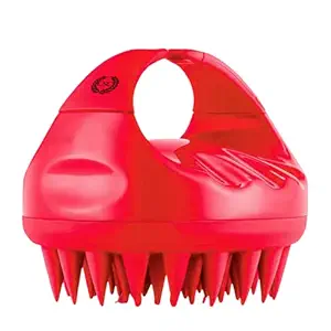 CSC Hair Scalp Massager For Shampoo, Dandruff & Scalp Exfoliation | Scalp Head Massager with Soft Silicon Bristles For Hair Care & Nourishment (Colour may vary)