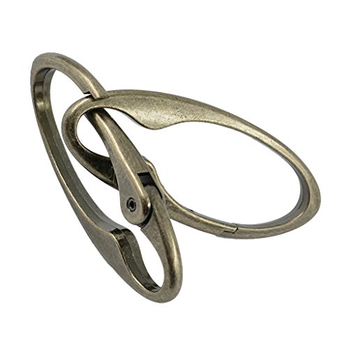Preisvergleich Produktbild MagiDeal 2 Stk. Ovalförmig Karabinerhaken D-Ring Clip Hook Schlüsselanhänger Camping