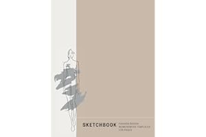Fashion Design Sketchbook: Womenswear Templates 135 pages (Modedesign Skizzenbuch DOB Figurinen Vorlagen) Für Modedesign Illustrationen, Modedesign ... design templates, fashion design women