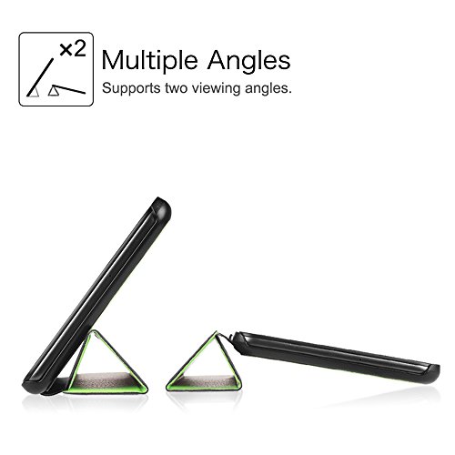 Fintie Samsung Galaxy Tab A 7.0 Hülle – Ultra Schlank Superleicht Ständer Slim Shell Case Cover Schutzhülle Etui Tasche für Samsung GALAXY Tab A 7.0 ZollSM-T280 / SM-T285 Tablet(2016 Version), Grün - 8