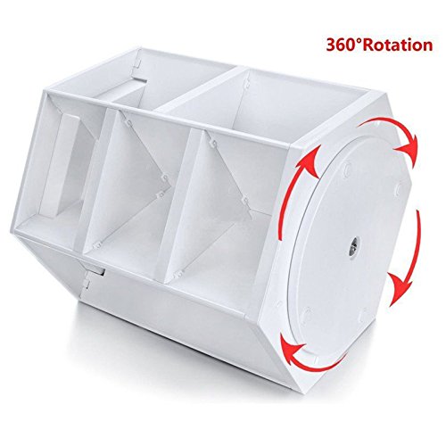 AllRight 360° Kosmetikbox Kosmetik Organizer Make Up Aufbewahrung Sortierkasten Ständer - 4