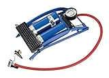 Kippen 1195 Pompa a Pedale Doppio Cilindro, Blu