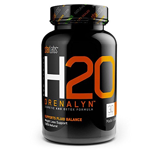 Starlabs nutrition h2o drenalyn, potente diurético - 60 capsulas