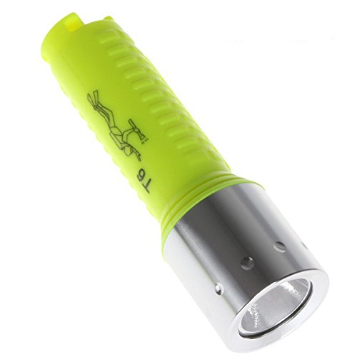 LED CREE Taschenlampe Handscheinwerfer Wasserfeste Taucherlampe + Akku + Ladegerät + G8DS® Aufkleber