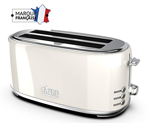 Faure FT2L-16101 Grille Pain, Crème