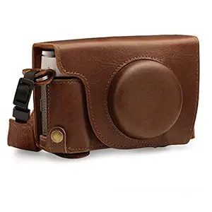 MegaGear Ever Ready Genuine Leather Camera Case Compatible with Fujifilm X100V