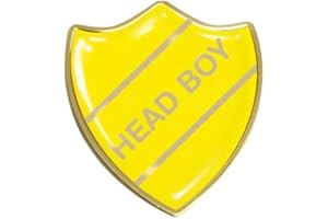 CAPRICORNONE Head Boy Gel Domed School Shield Badge