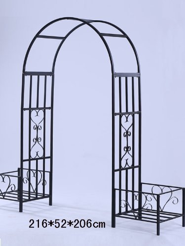 Wunderschön Rosenbogen Rankenbogen Torbogen Rundbogen Rosen Bogen Hoehe 216cm JL1065 - 3