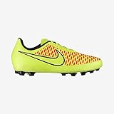  Nike Jr Magista Onda AG, Botas de fútbol Unisex niños, Blanco (White/Black-Pink Blast-Volt), 33 1/2 EU