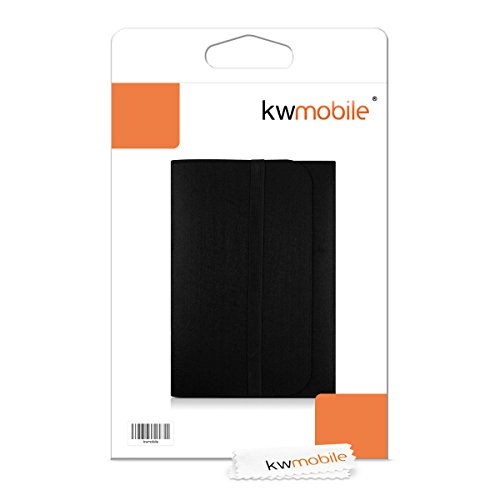 kwmobile Laptoptasche Filz Sleeve für 15″ 15,6″ Laptop / Ultrabook – Notebook Tasche Schutzhülle Laptop Case Hülle in Schwarz mit Innentaschen Innenmaße: ca. 41,5 x 31 cm - 7