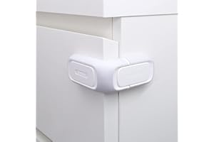 BeeGo® 2-Pack Baby Drawer Safety Lock, Child Proof Cupboard locks, and Baby proof drawer locks - Secure and Reliable Baby proofing Cupboard locks for Children. No Drilling require cabinet lock