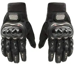 Probiker FM-Gloves_BK_Full_L Bike Full Finger Gloves (Black, Large)
