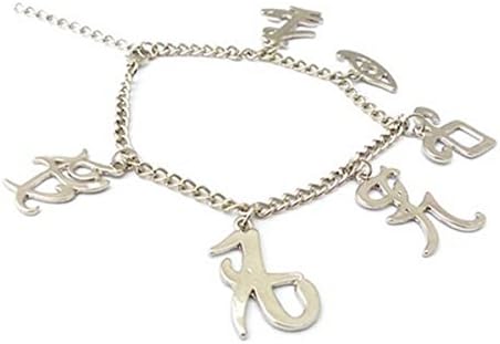 Fashion JewerySymbol Bracelet Chain Bracelet Jewellery Necklace The Mortal Instruments of Bones Design Silver Novelty