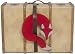 Leschi Travel pillow (for car and plane journeys) | 36836 | Peter the fox | Colour: Fire / Midnight