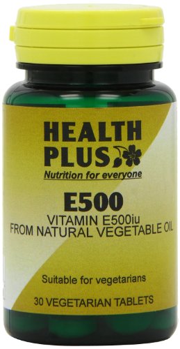 Health PlusE500 Vitamin E Supplement - 30 Tablets