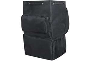 Spare Tire Storage Trash Bag, Wooauto 15.7 x 8.26 x 22.83 inch Spare Tire Tool Storage Bag, Trash Bag with Adjustable Shoulder Strap Spare Tire Hanging Bag Compatible with T*J J*K J*L