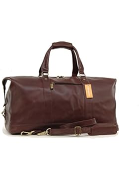 Reisetasche/Freizeittasche/Sporttaschevon Leder von Ashwood – GRÖßE: B: 53 H: 35 T: 28 cm
