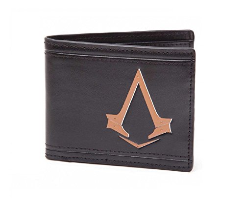 Preisvergleich Produktbild Assassins Creed Brieftasche Syndicate Bronze Logo offiziell Nue Schwarz Bifold