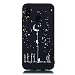 Produktbild Everainy Huawei P20 Lite Hülle Silikon Bumper Gummi Kreativ Cover Hüllen Kompatibel für Huawei P20 Lite Handyhülle Stoßfest TPU Stoßstange Schwarz Schutzhülle (Mond)