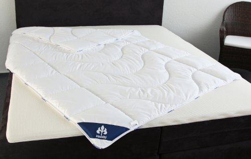 Badenia 3632160140 Bettcomfort Steppbett, Irisette Micro Thermo leicht, 135 x 200 cm, weiß - 2