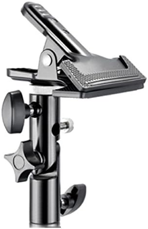 Followsun Photo Studio Heavy Duty Metal Clip Clamp Holder with 5/8" Light Stand Attachment for Reflector Background Backdrop