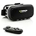 Produktbild Virtual Reality Brille VR Shinecon Headset für virtuelle Realität + Bluetooth Controller in Schwarz - Universal VR-Box mit Fernbedienung für Handy, 3D Filme, VR-Movies, VR-Games, 360 Grad Spiele | Kompatibel mit Android & iOS - alle 3,5 bis 6 Zoll Smartphones von Samsung Galaxy | Apple iPhone | Huawei | Sony Xperia | HTC | Google Pixel | LG | Microsoft