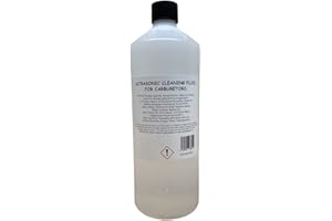 DWChemicals Ultrasonic Carburettor Engine Machine Parts Cleaning Fluid, Home or Professional Use On All Metals (1 Litre)