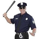 Guardias & los ladrones WIDMANN wdm1575p ? Disfraz para Adultos Policía NYPD, Azul, M