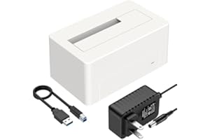 ISHEEP USB 3.0 Hard Drives Docking Station for 2.5 Inch & 3.5 Inch SATA HDD (SATA I/II/III) Support 18TB & UASP .K308NEW